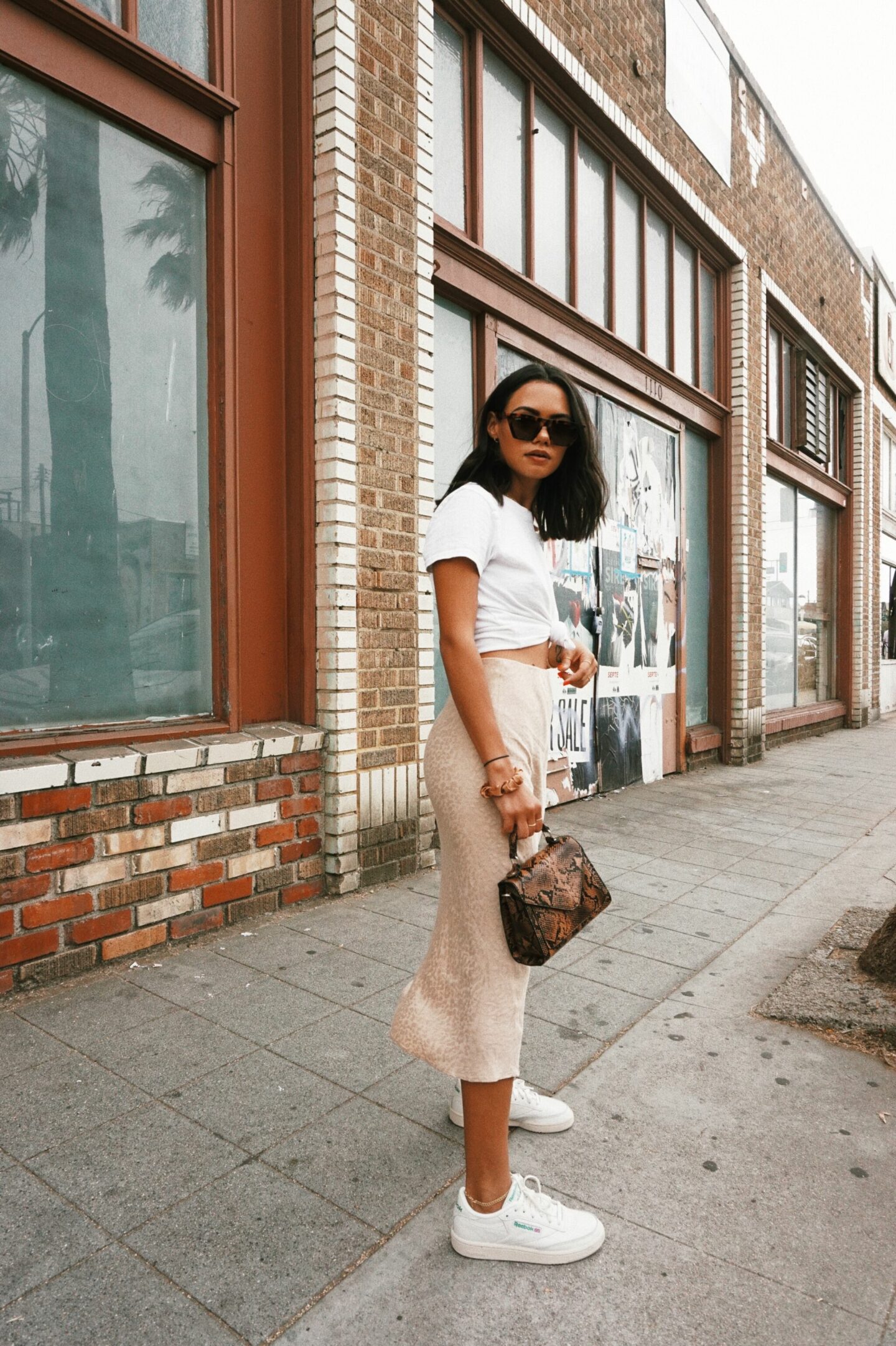 reebok classic with dress