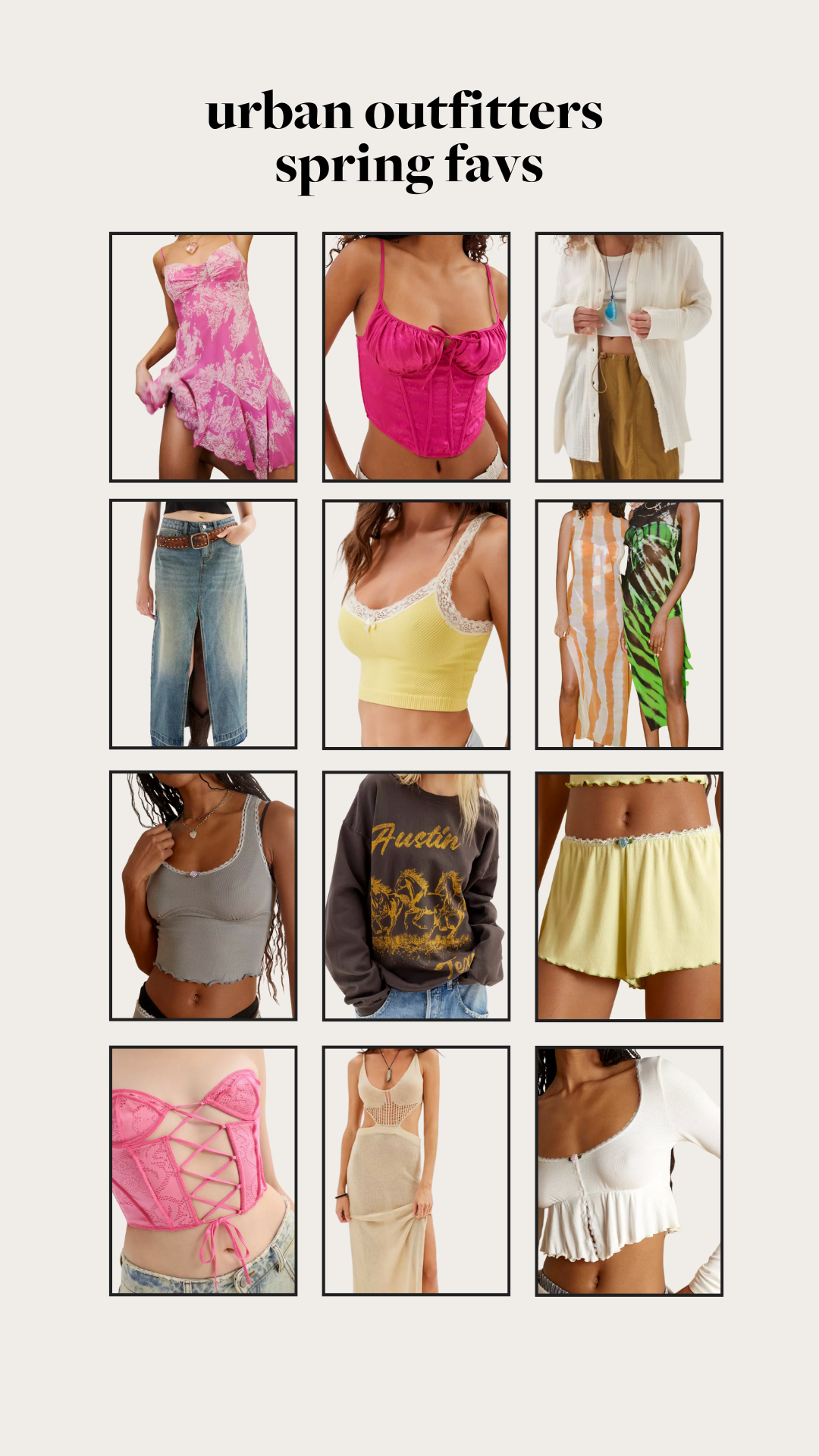 urban outfitters spring favs