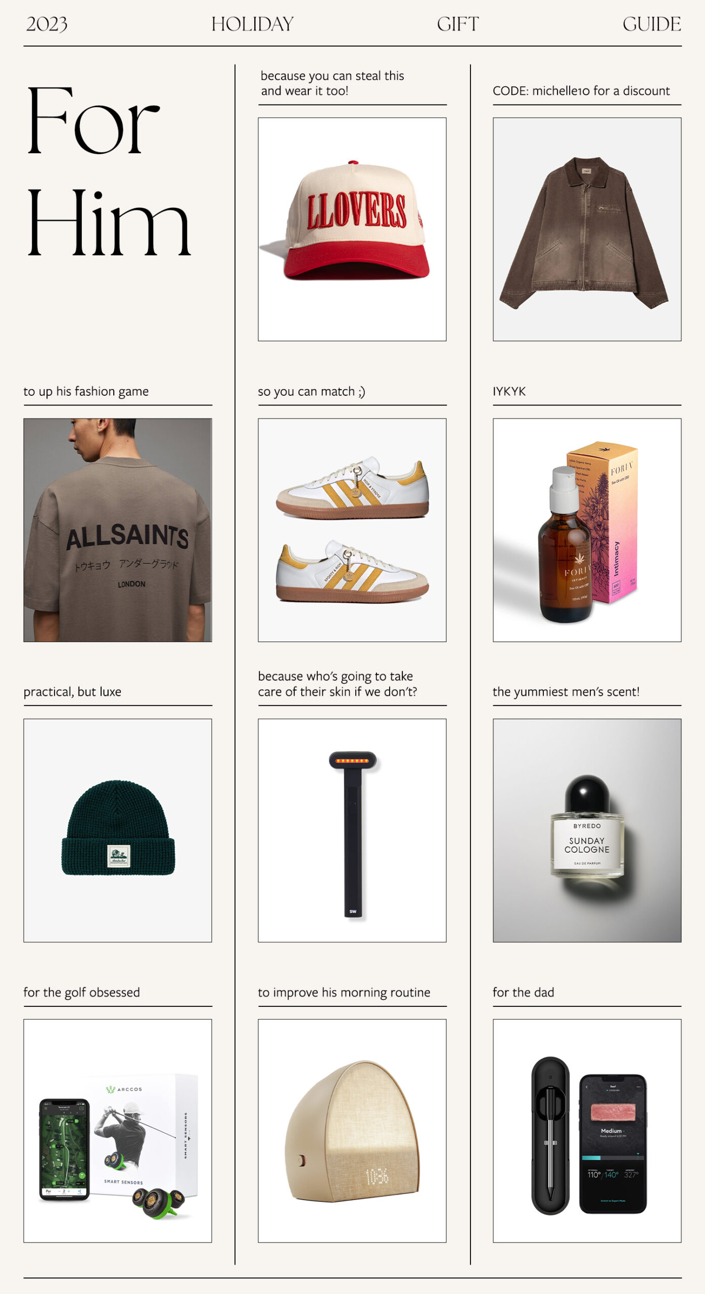For Him – 2023 Gift Guide